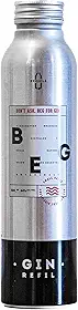 BEG - Brazilian Boutique Dry Gin 500ml - REFIL - Transporte Fácil e Custo Benefício - Final Seco e Levemente Picante - Segundo Lugar na Bartenders Spirits Awards - Estilo London Dry - Cítricos Equilibrados - Sustentabilidade e Versatilidade