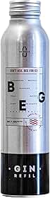 Gin BEG Brazilian Boutique Dry, 500ml, 44% Álcool, Estilo London Dry, Sabor Cítrico, 11 Botânicos