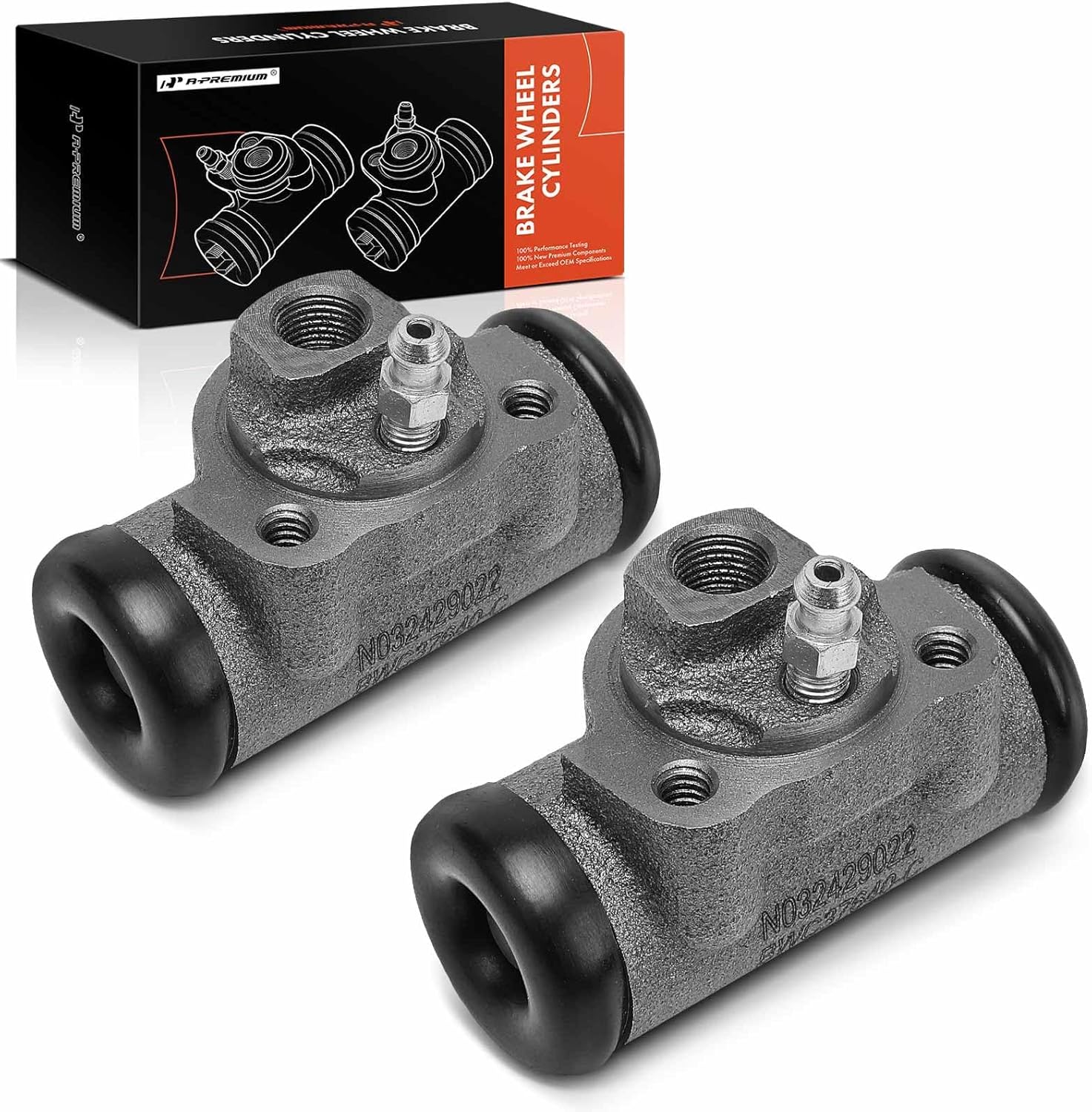 A-Premium Rear Driver & Passenger Drum Brake Wheel Cylinder Compatible with Select Ford, Mazda Models - Ranger 1984-1986 1990-1994, Bronco II 1984-1986, B2300 B3000 B4000 1994-1996, 2-PC Set