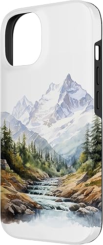 Miniatura 5 de Funda para iPhone 11 Pro acuarela montañas paisaje