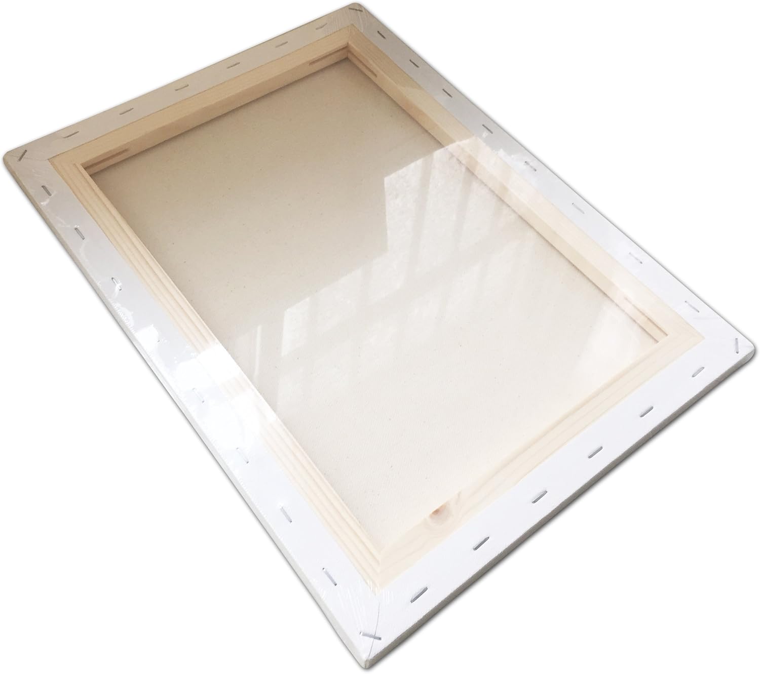 LWR CRAFTS Stretched Canvas 12" X 16" Pack of 6