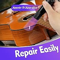 Vista 6 de EDSRDXS - Kit de pegamento de soldadura y unión UV, kit de resina UV con luz UV de 3 W, secado rápido e impermeable, pegamento de soldadura