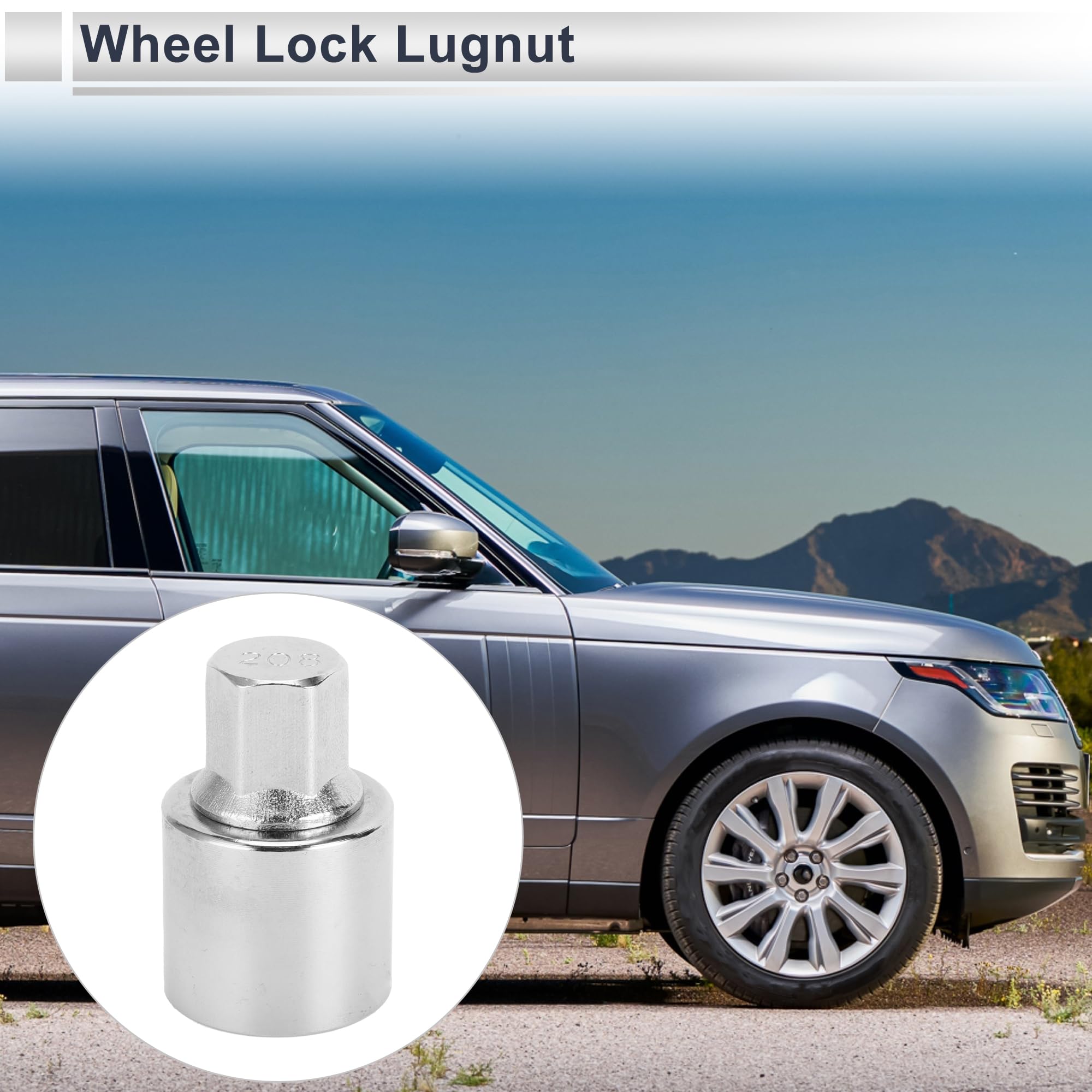 RATCHROLL Vehicle Wheel Lock Lugnut for Land Rover #208-28ID Anti-Theft Screw Nut Removal Key Socket 1pc