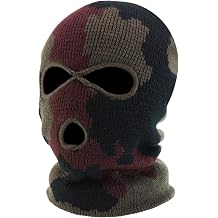 Armycrew Camo Designed 3 Hole Full Face Cover Knit Ski Protection