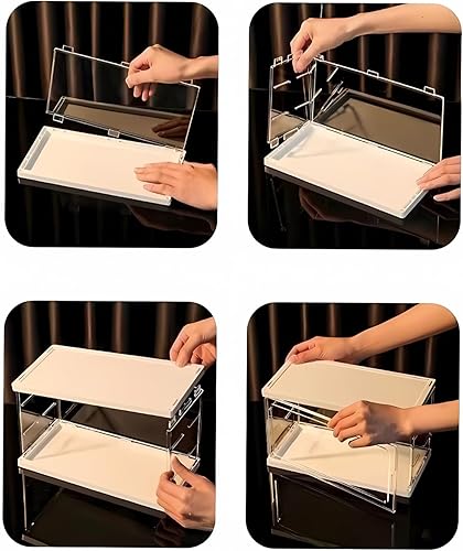 Miniatura 7 de Estuche apilable infinito organizador de protección coleccionable a prueba de polvo para figuras hechas a mano, juguetes y recuerdos, diseño