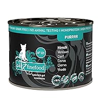 catz finefood Purrrrr Hirsch Monoprotein cibo umido per gatti N° 121