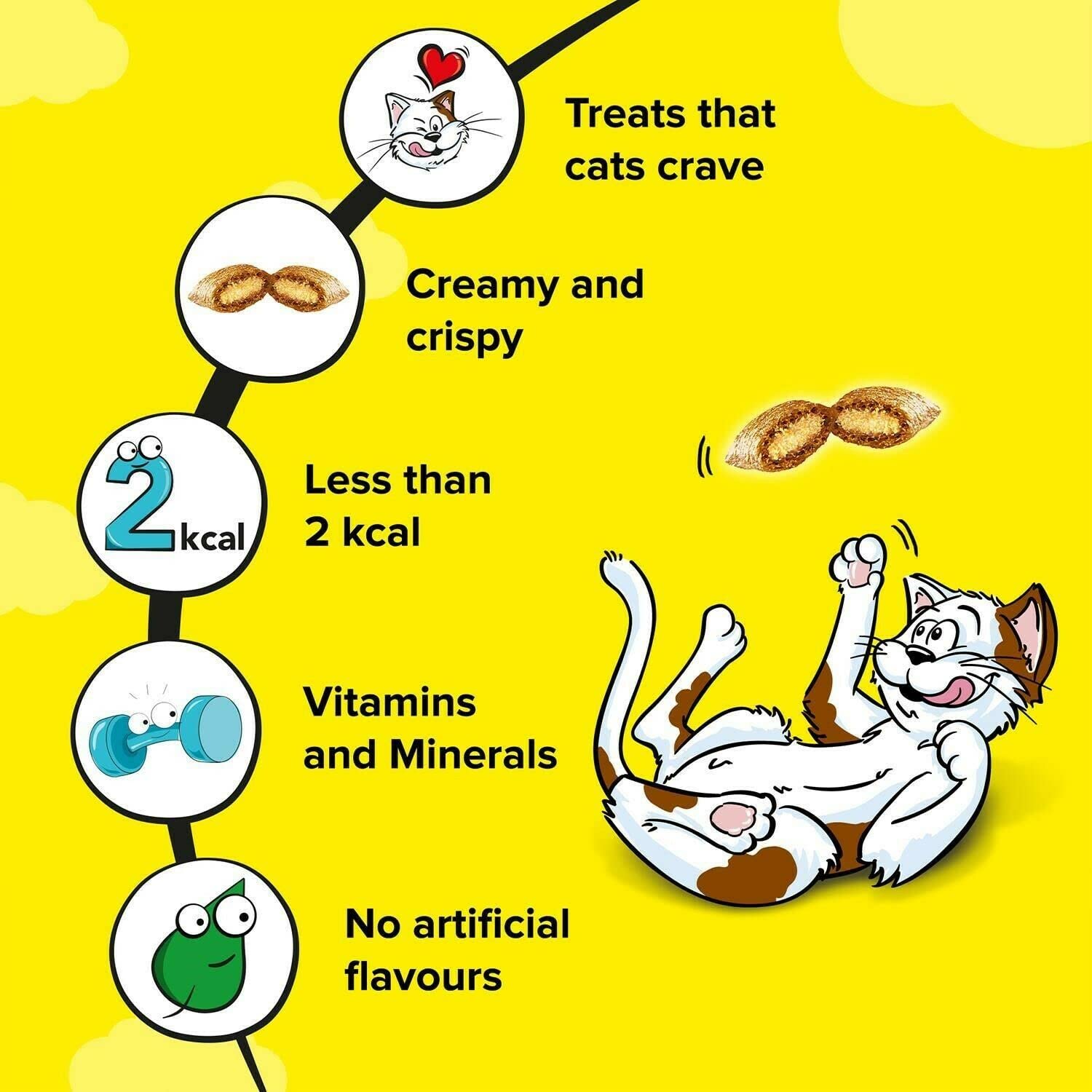 Dreamies Mega Pudełko przysmak dla kotów Kurczak 350g
