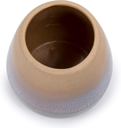 Miniatura 2 de Bodico Beautifully, 4 x 4.5 pulgadas, soporte de cepillo de dientes de cerámica esmaltada beige