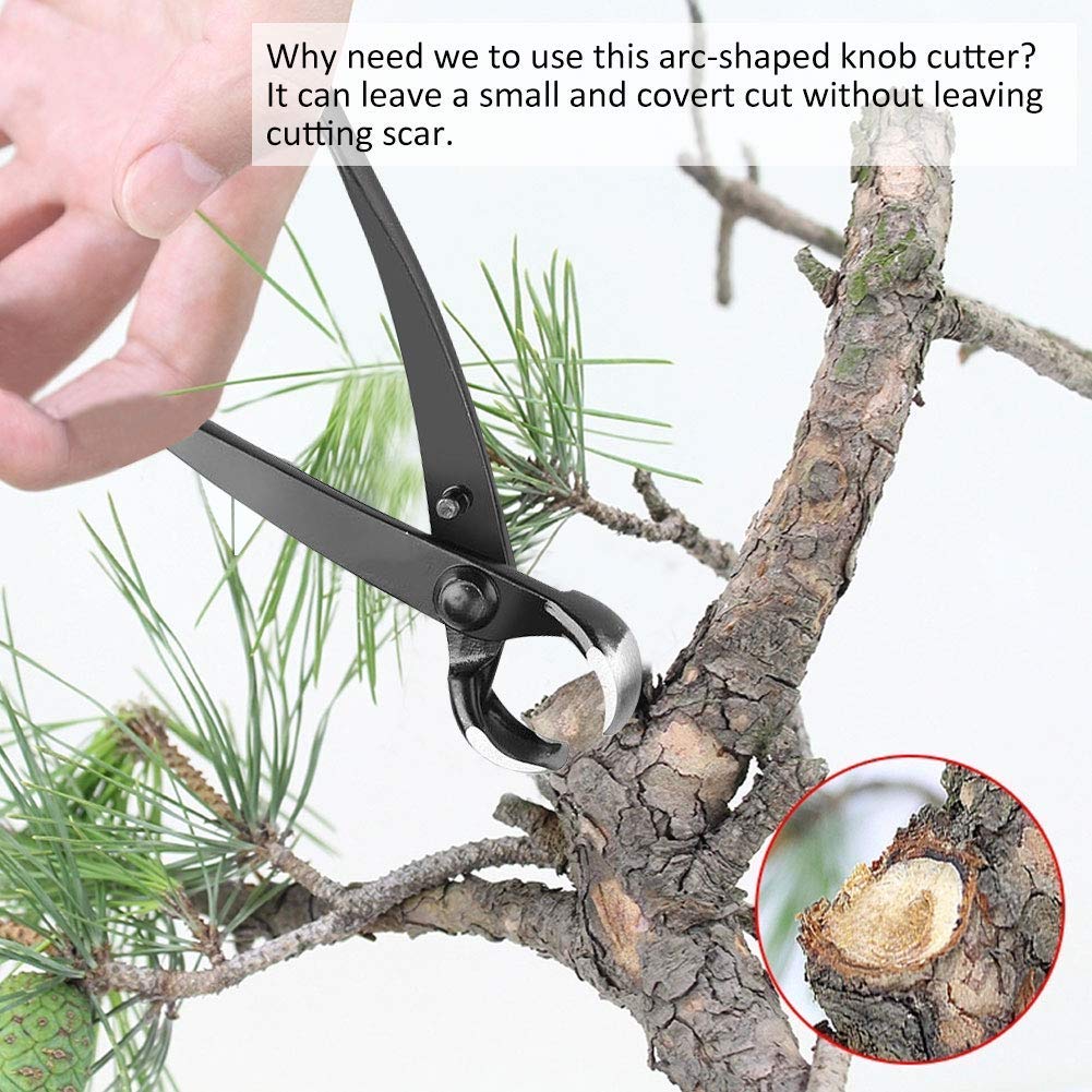 Manopola di taglio in lega di zinco del ramo Manopola di taglio del ramo con strumento da giardino per albero da bonsai con bordo arrotondato Strumento da 210 mm / 20.3 cm