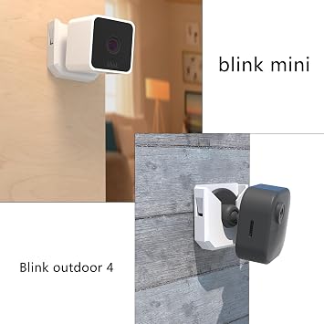 4 Pack Blink No Drill Mount for Blink Outdoor 4 / Mini 2K+ Camera (4, White)