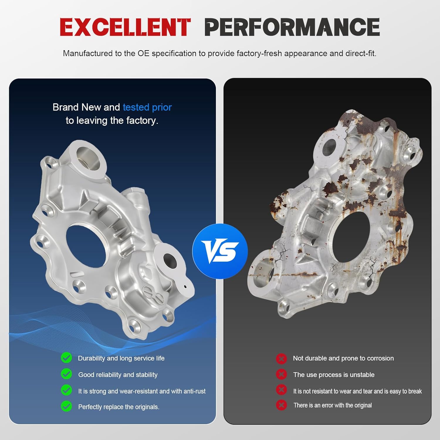M547 Oil Pump Timing Cover Repair Kit For Toyota Camry RAV4 Avalon Highlander Sienna Venza TC 2009-2020, ES300h NX300h, 2.5 2.7L 1AR/2AR-FE
