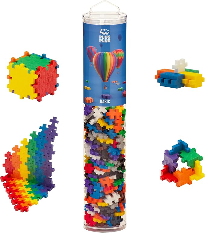 PLUS PLUS - Construction Building Toy, Open Play Tube - 240 Piece - Basic Color Mix: Buy Online at Best Price in UAE
