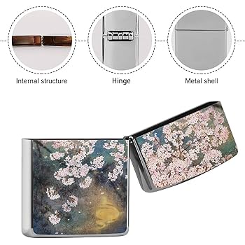 Amazon.co.jp: ZIPPO交換用外側ケース 桜 サクラ 月 和風 和柄