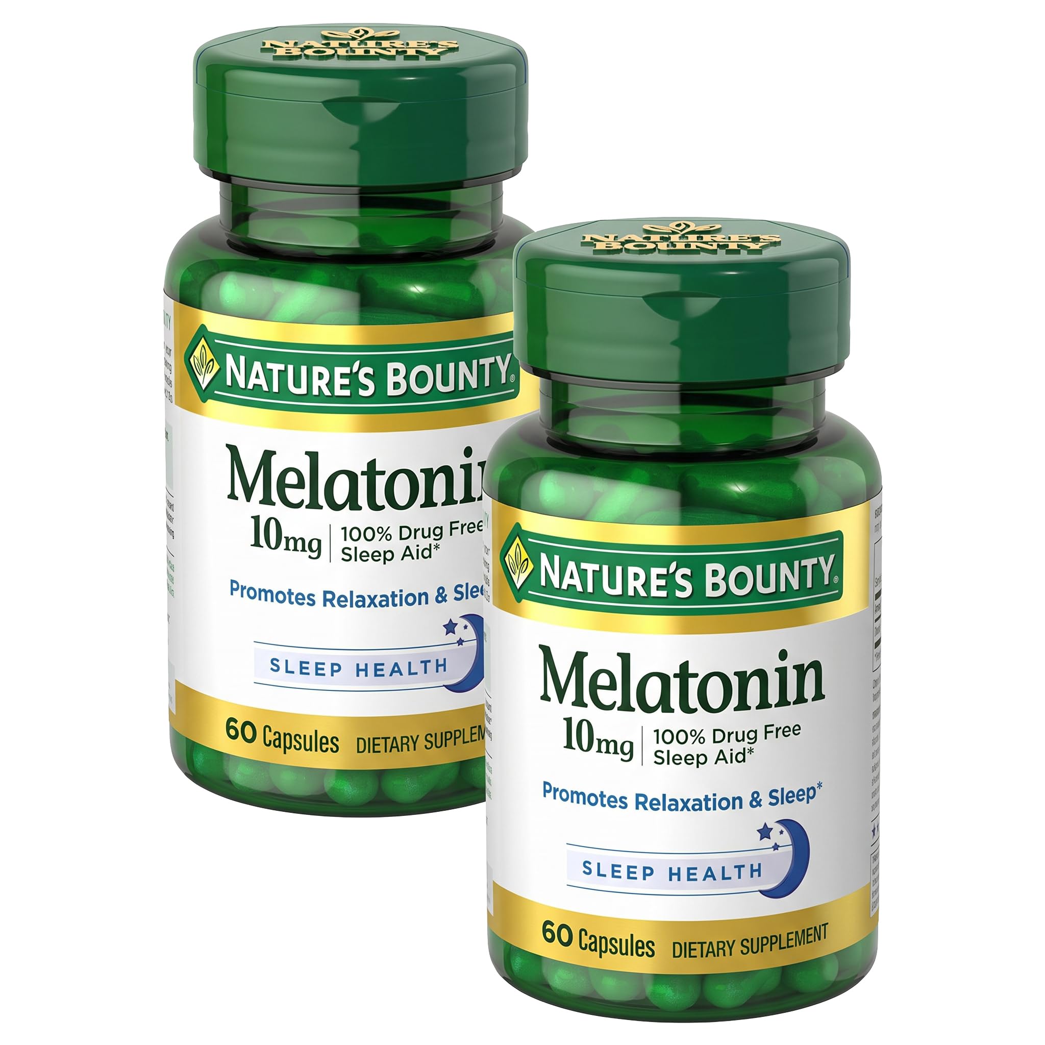 Nature's Bounty Melatonin 10mg, Promotes Relaxation and Sleep Health — Amazon image 8