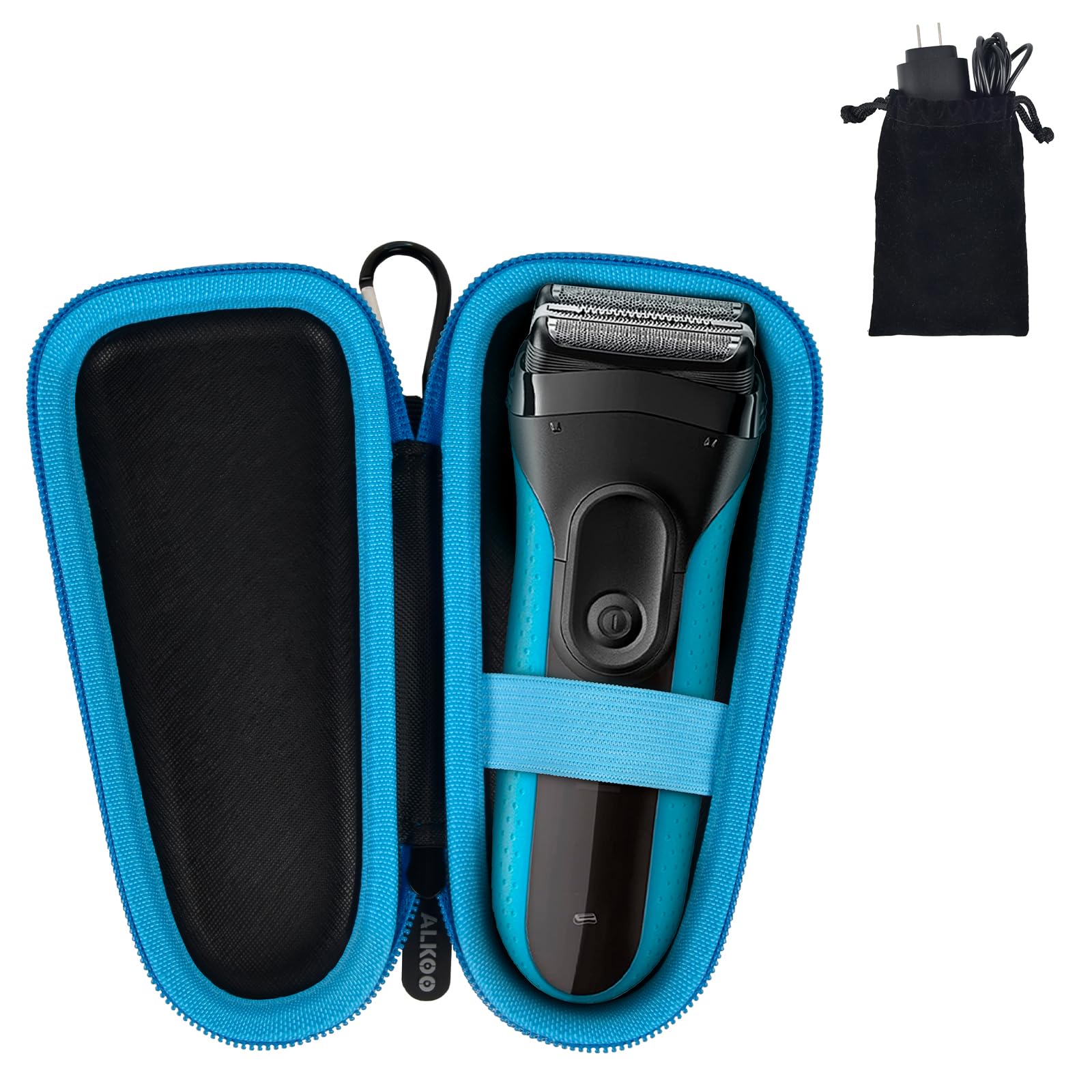 ALKOO Beard Trimmer Case Compatible with Braun Electric Series 3/5/ 3040s/ 3010S/ 5018s/ 5140s Razor, Holder for Rechargeable Wet & Dry Foil Shaver