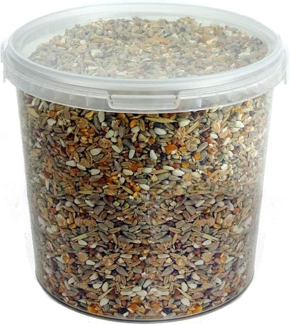 GardenersDream No Mess Seed Mix | Garden Wild Bird Food Mixture | Husk and Shell Free Seeds | Premium Quality Balanced Formula | Protein-Rich Great Source of Energy | Attracts Various Birds (2.5L Tub)
