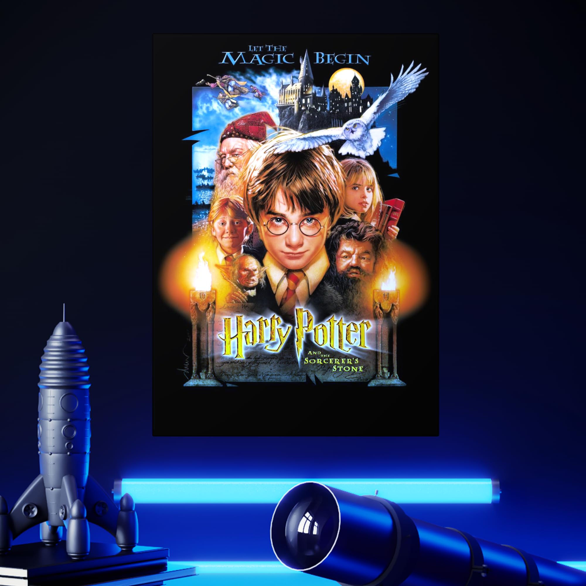 Amazon.com: Displate Metal Poster Harry Potter - Wizarding