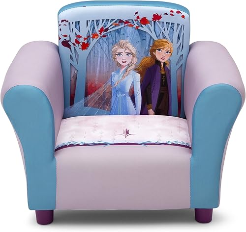 Miniatura 5 de Delta Children Juego de mesa y silla para niños con almacenamiento (2 sillas incluidas), ideal para artes, manualidades y silla tapizada, madera,