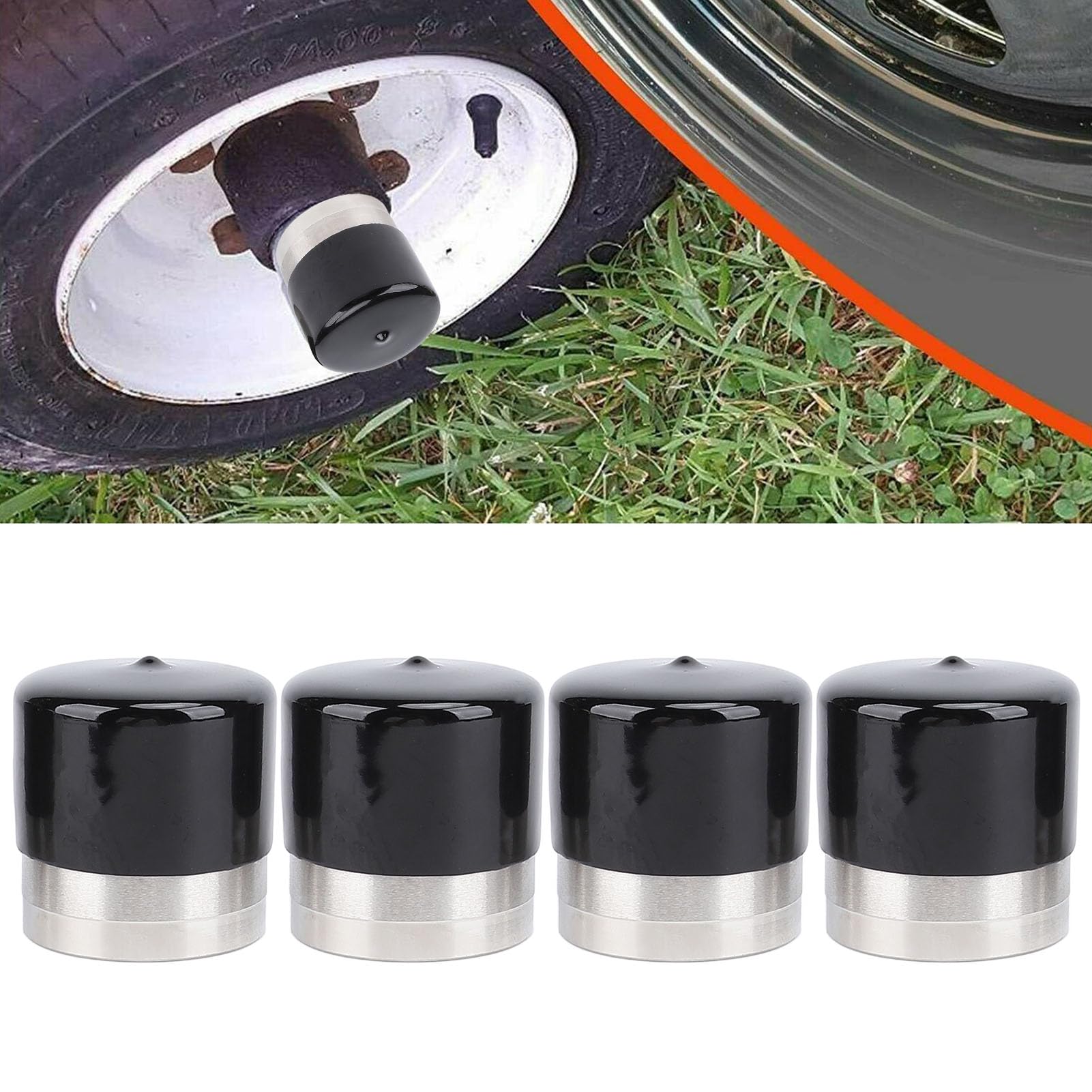 Boat Trailer Bearing Protector Cap Enhanced Guard Dust Cover 1.980 Inch Stainless Steel for Boat Trailer