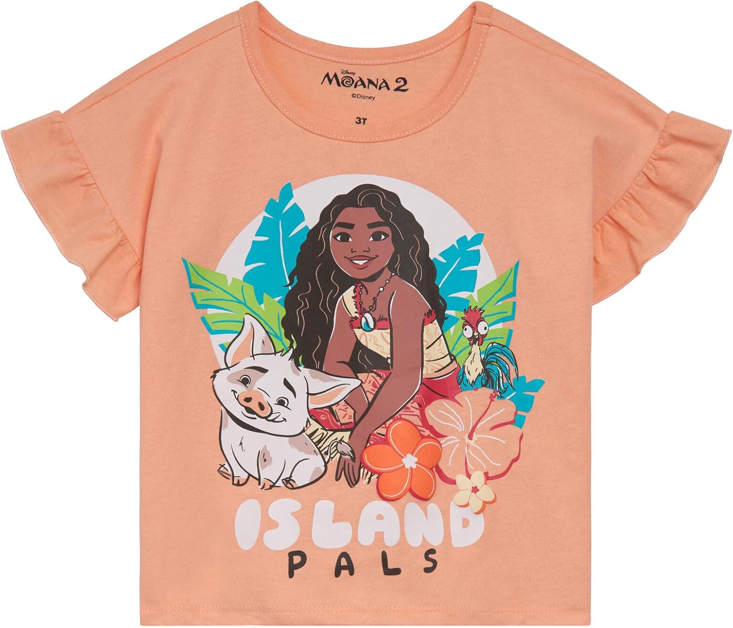 Disney Girls T-Shirt & Leggings Set Toddler to Big Kid Sizes (2T - 14-16) - Image 2