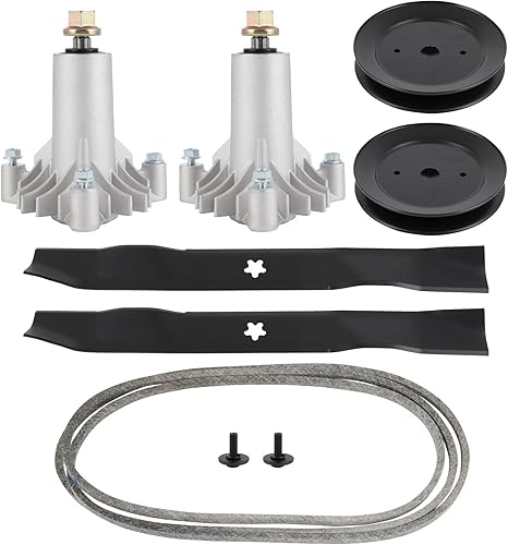 SCITOO Kit de reconstrucción de cubierta, 42 piezas de cubierta de cortacésped compatible con Sears, para Craftsman LT1000 LTX1000 se adapta a