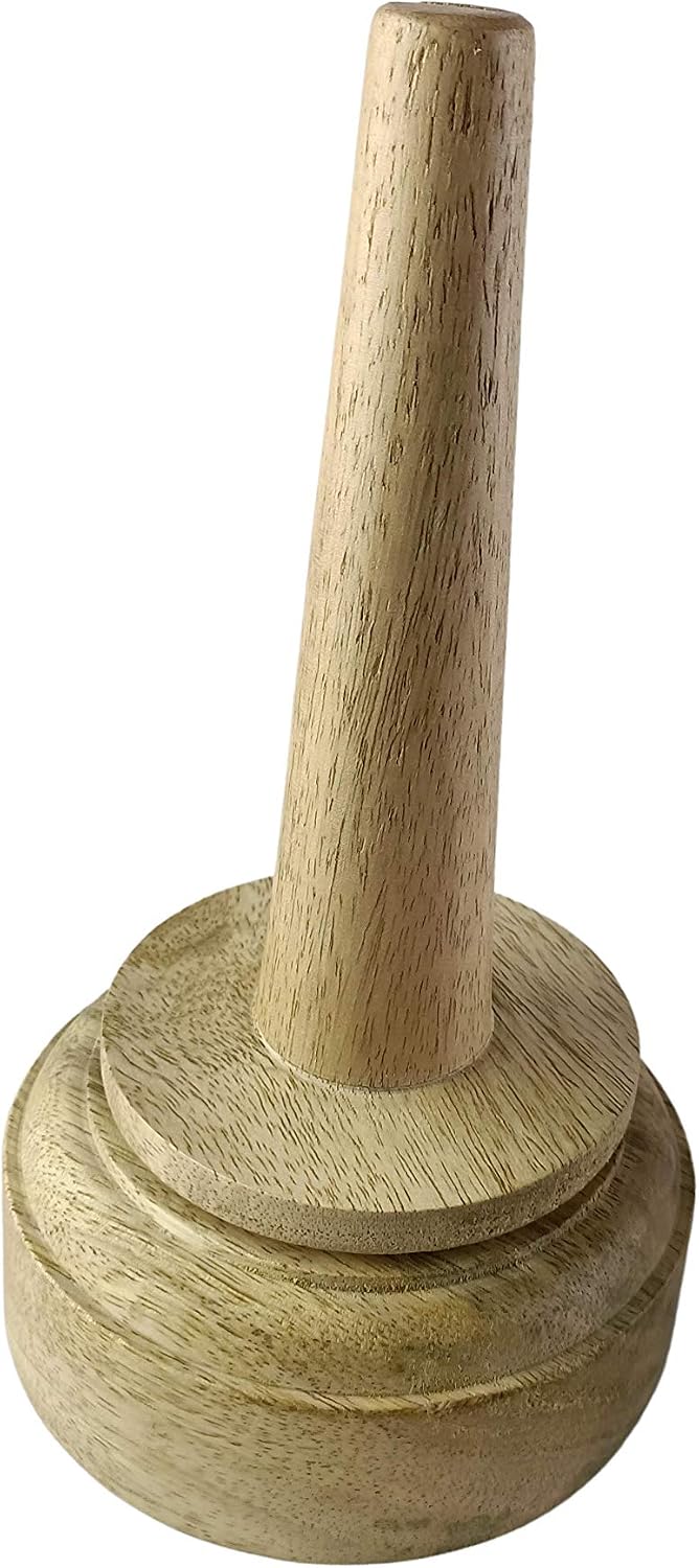 Iblay wood arts Wood Yarn Holder with Twirling Mechanism Classic Hand-Operated Winding and Dispensing Accessories - Image 4