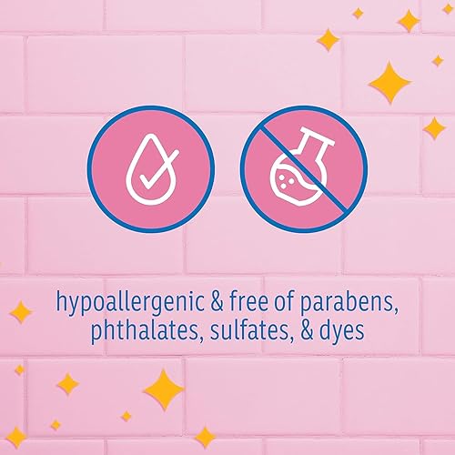 Miniatura 7 de Paquete de champú para niños Johnson's Kids brillante y suave, sin desgarros, con aceite de argán y proteínas de seda, hipoalergénico, sin sulfatos,