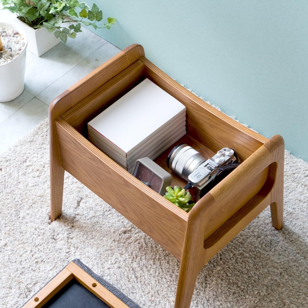一生紀 ROCCO BOX STOOL (OAK-DGY) 収納付き木製スツール ISSEIKI ROCCO BOX STOOL (OAK-DGY) | 【公式オンラインショップ