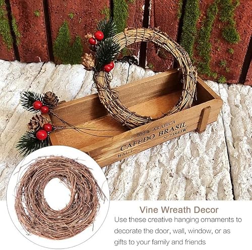 Cutepul A1 Diy Crafts Natural Grapevine Twig Garland Wreaths Decor 15-Feet thumb #2