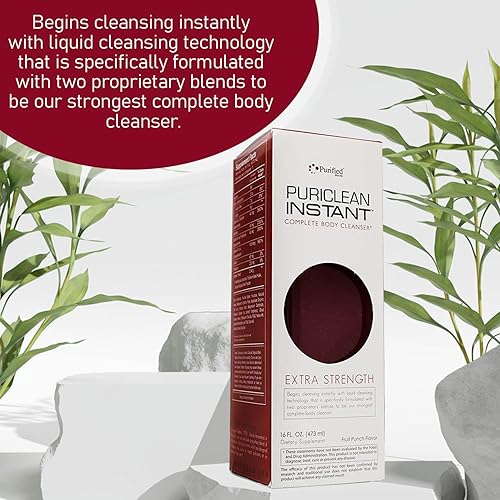 Miniatura 4 de Puriclean - Líquido de desintoxicación de limpieza de hierbas de acción instantánea, eliminación de toxinas de un día, extra fuerza, limpieza rápida