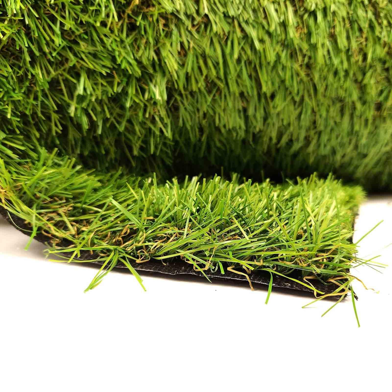 Tappeto erboso artificiale da 25 cm, per interni ed esterni, per cani, giardino, prato, balcone, astroturf, con fori di drenaggio, erba sintetica