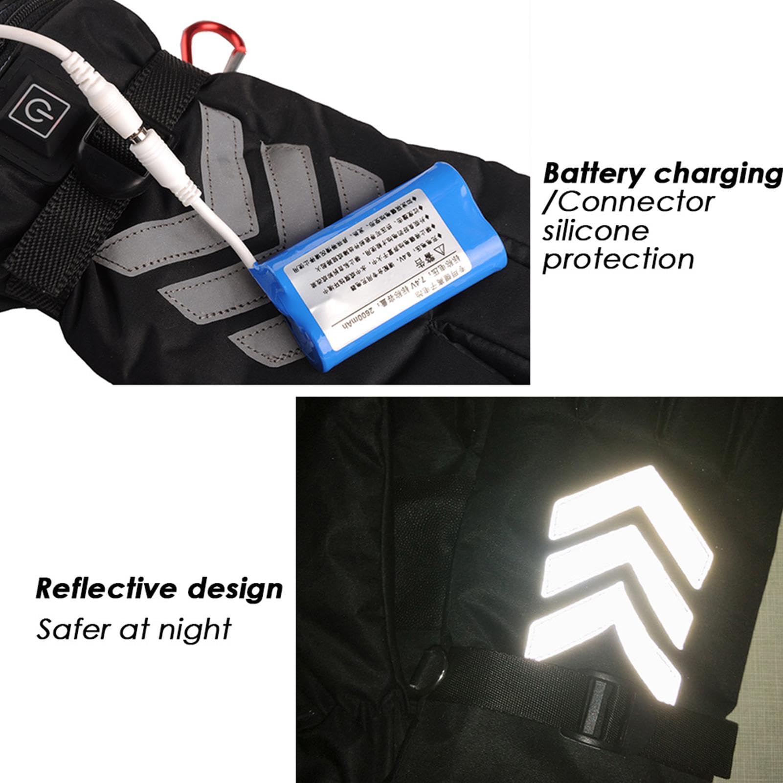 Guantes térmicos | Guantes térmicos para hombre - Guantes de invierno para hombres y mujeres, guantes cálidos impermeables para clima frío, guantes calefactables para entrenamiento, correr,
