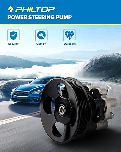 Miniatura 500 de PHILTOP Bomba de dirección asistida 20-806 OE apta para Aveo5 2007 2008, Aveo 2008, bomba de asistencia asistida 96801443, bombas de dirección