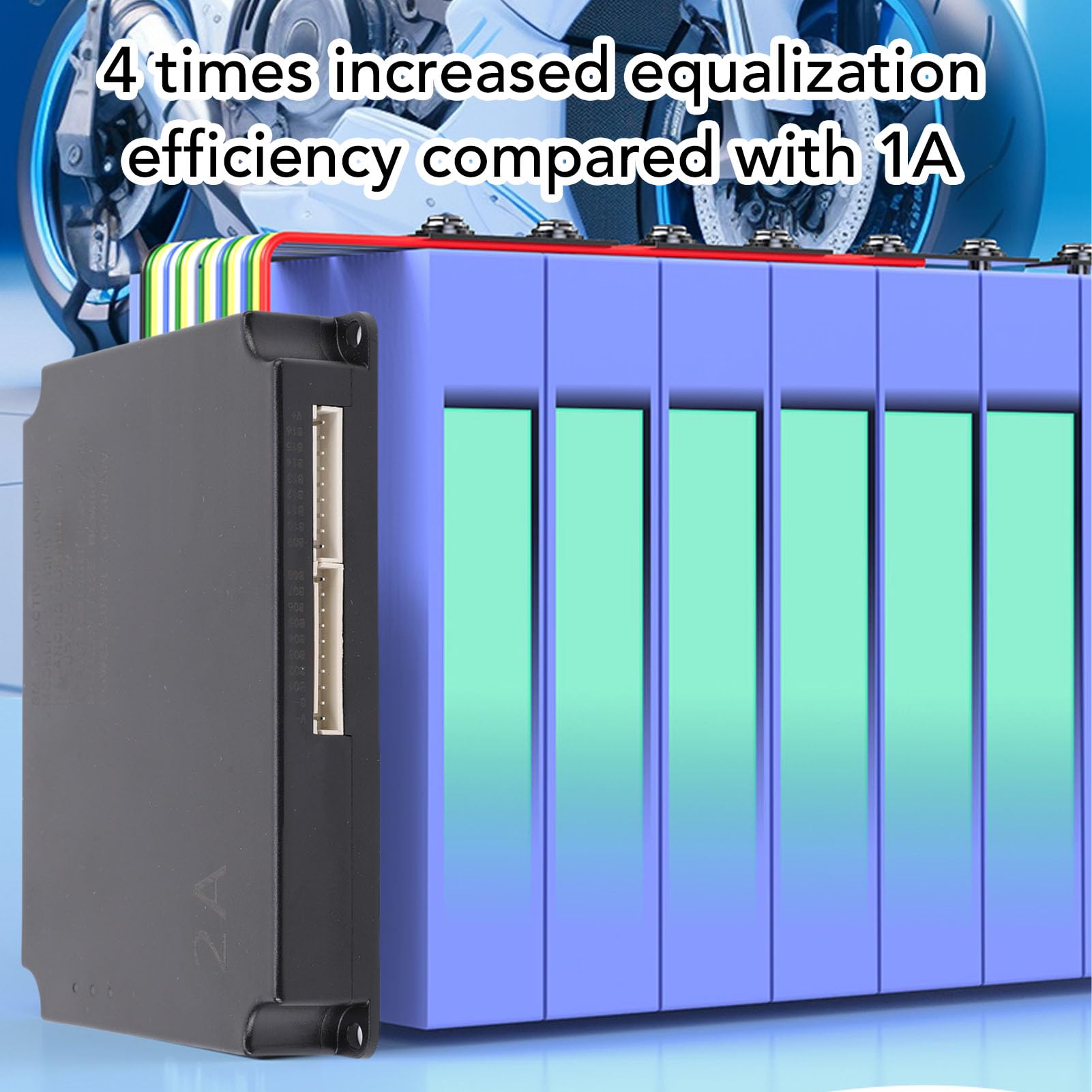 Equalizzatore attivo intelligente 15S-16S 2A Bilanciatore batteria agli ioni di litio con precisione 1mV con app per NCM LFP LTO
