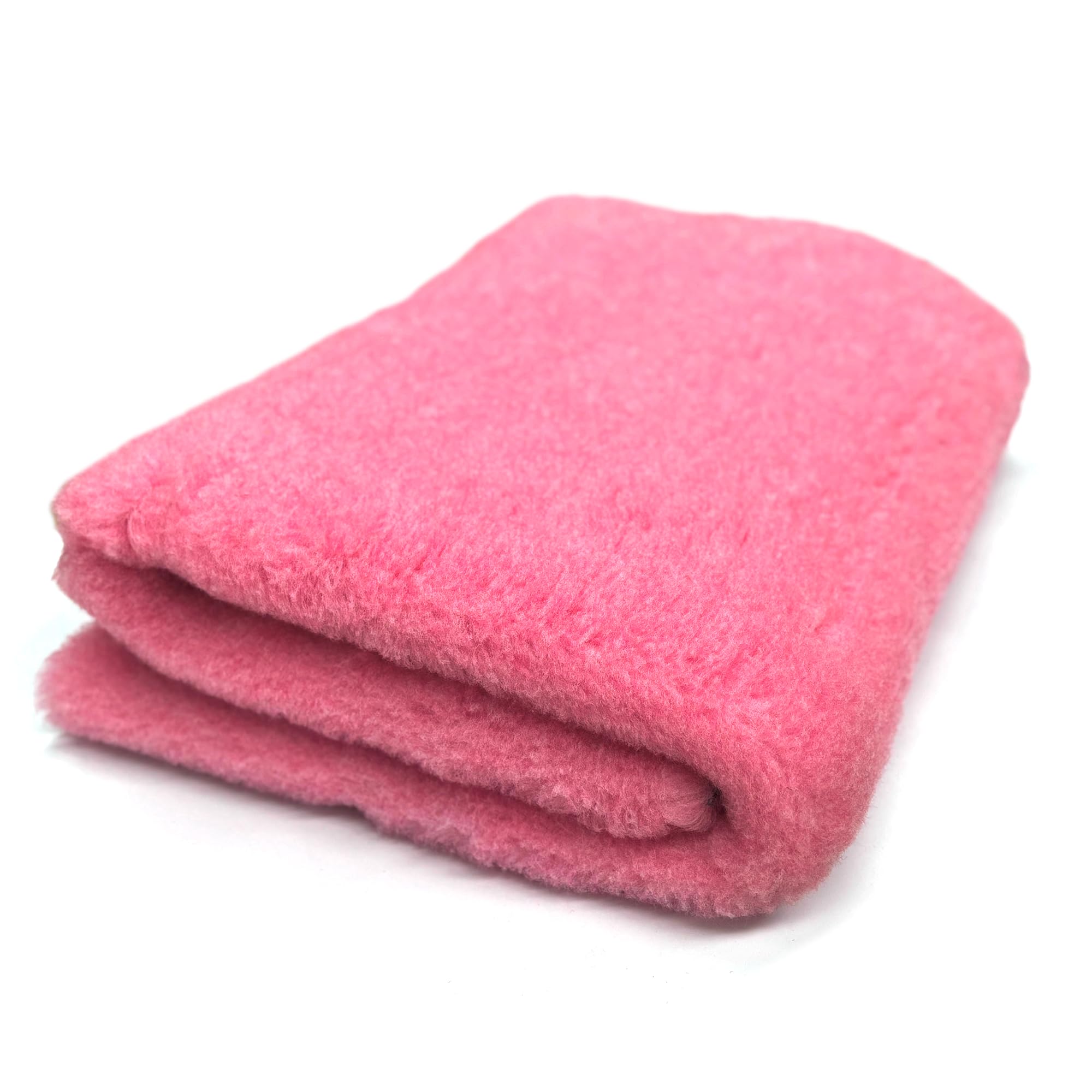 Profleece Premium Vet Bedding Quick Drying & Washable Fleece Vet Bedding for Puppys & Dogs - Dog Bed Ideal for Whelping Pink 50 x 50cm