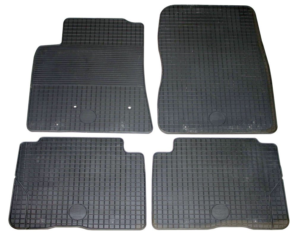 Cora 000132071 Tappeti Personalizzati in Gomma, 4 Pezzi