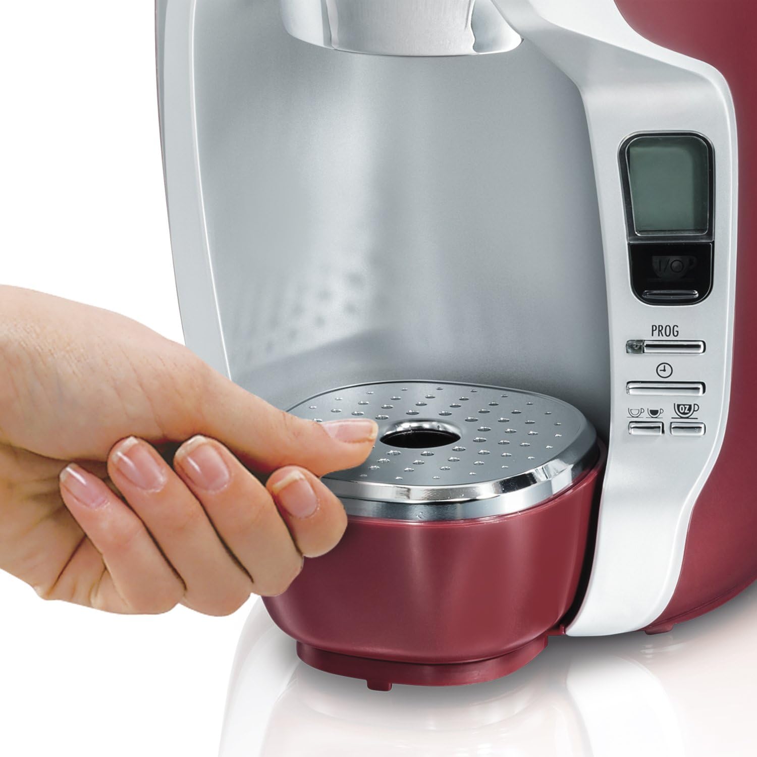 Hamilton Beach 49994 FlexBrew Programmable Single-Serve Coffeemaker, Red