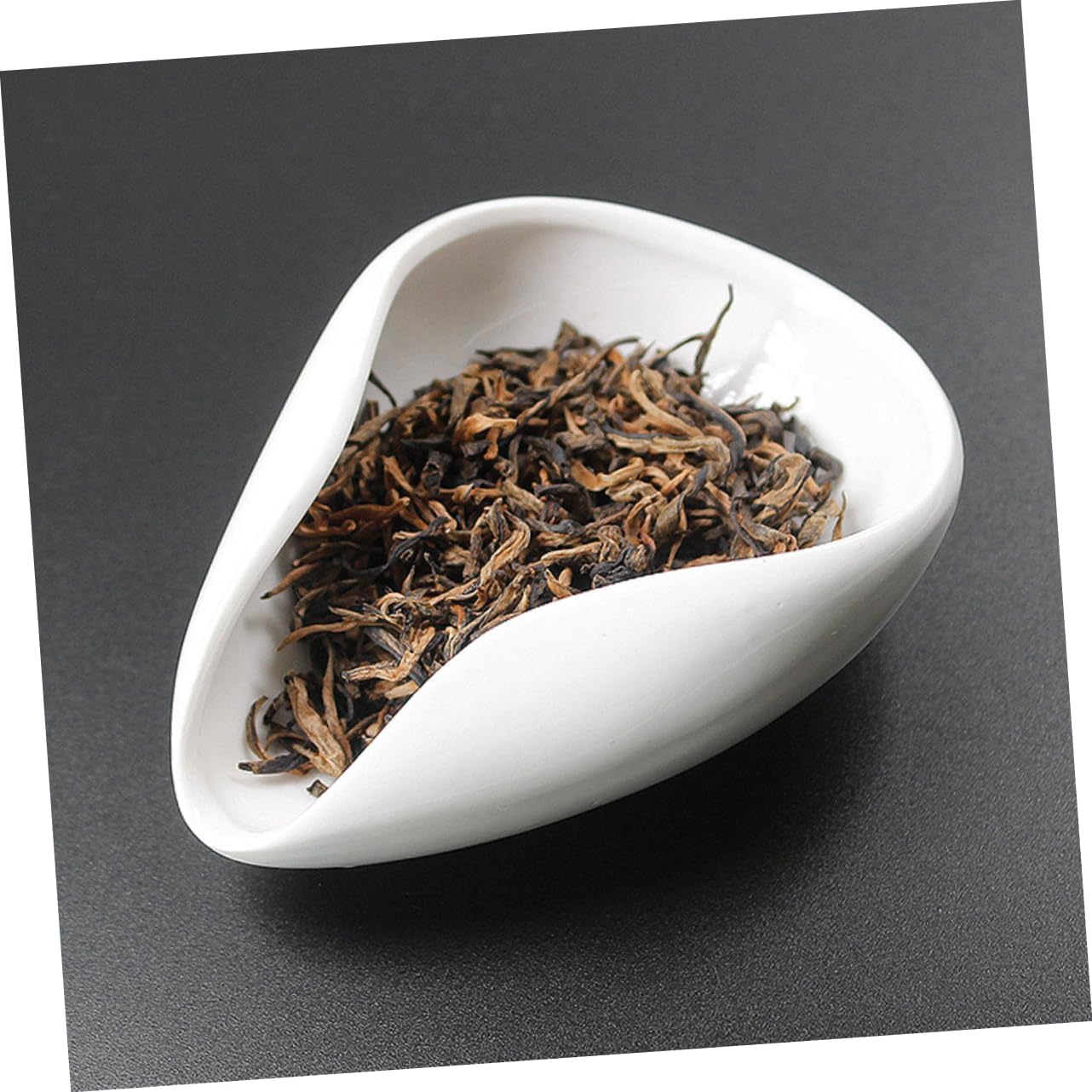 Ceramic Tea Scoop Vessel Set for Loose Tea, Mini Pocket Size