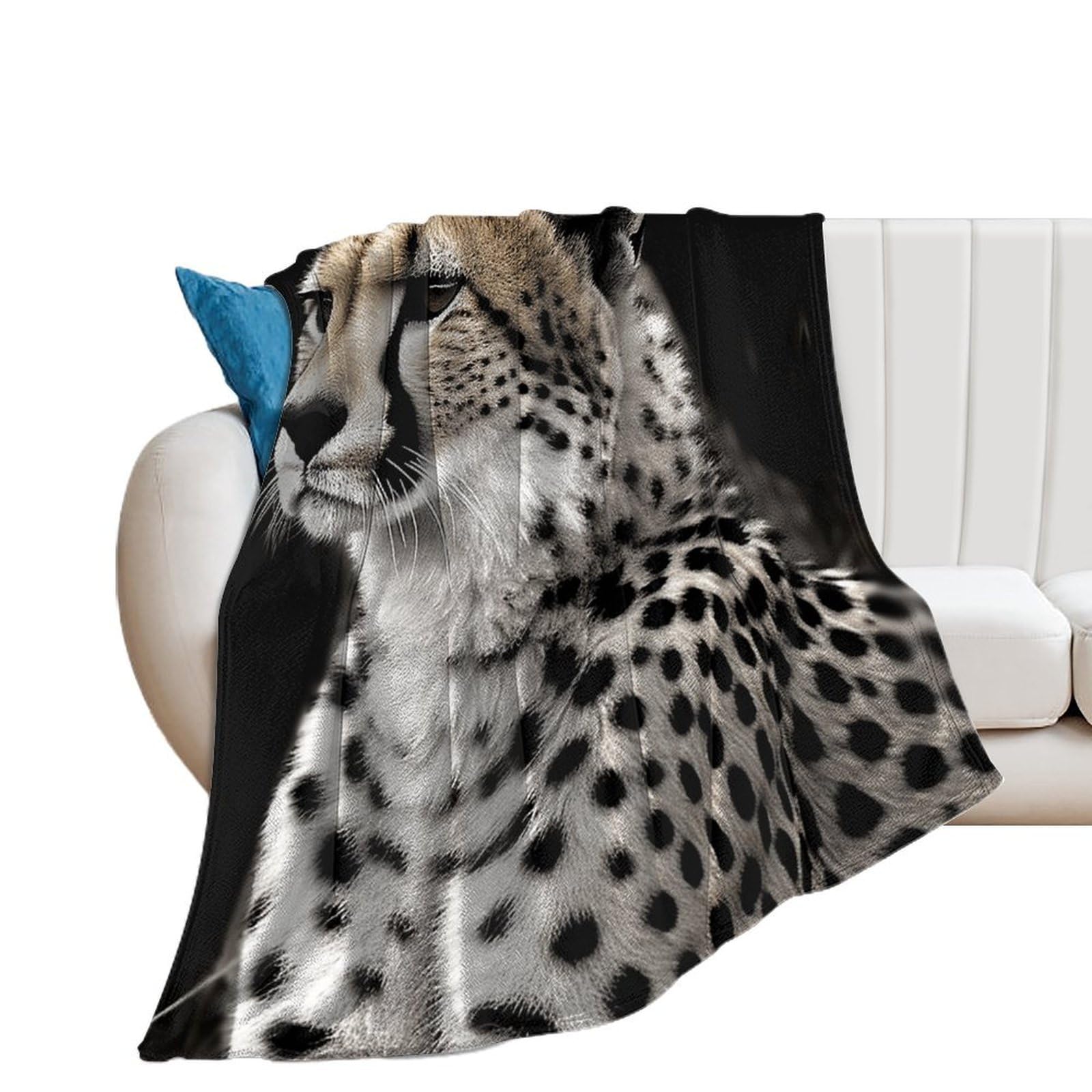 Couverture flanelle douillette pour soirées canapé et lit cosy