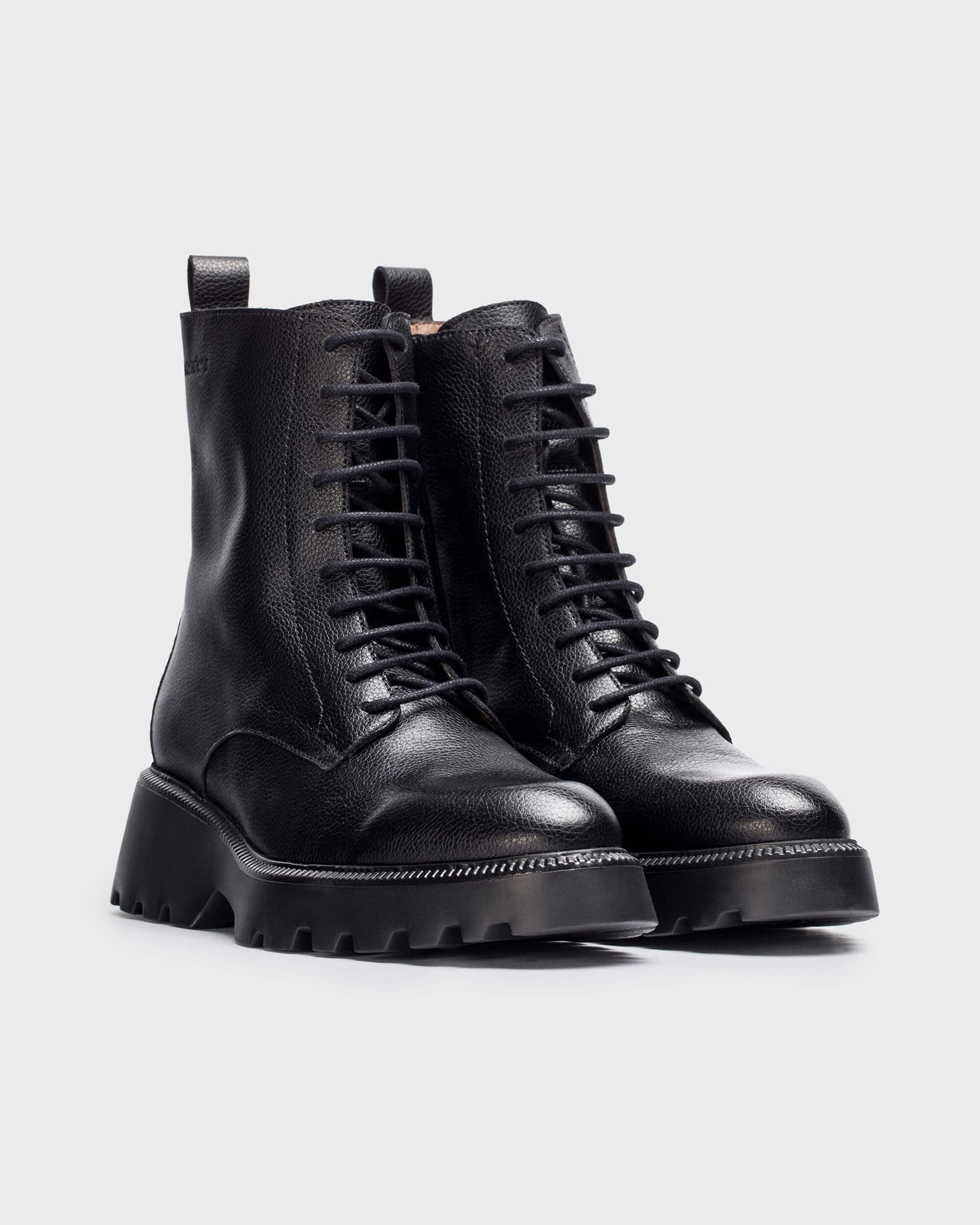 Wonders Black Atari Ankle Boot