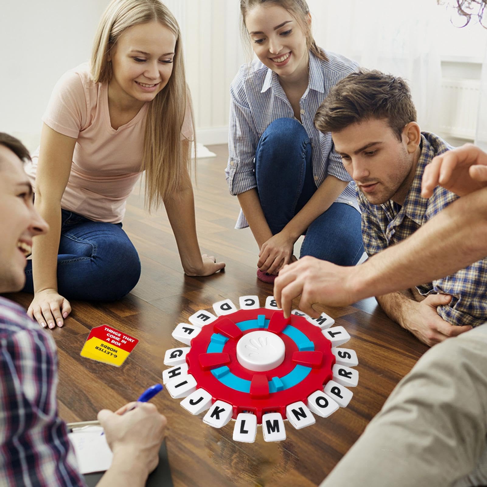 Gioco Da Tavolo Rapido Di Parole – Pressa Lettere Per 2-8 Giocatori – Stimola Lessico E Reattività – Per Famiglie E Feste