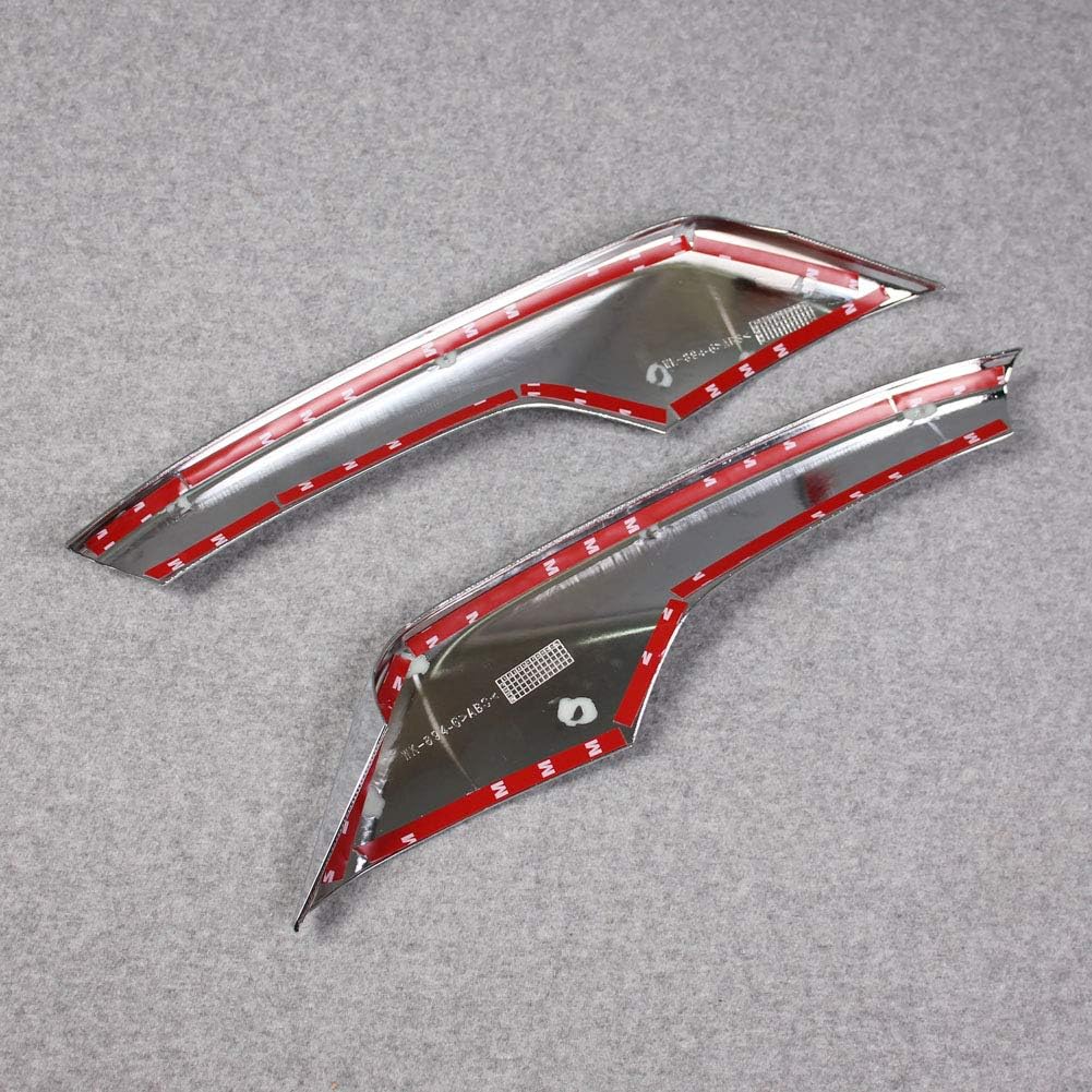 Beautost for 2019 2020 2021 2022 2023 2024 Mazda 3 Axela Sedan Chrome Front Fog Light Lamp Cover Trims