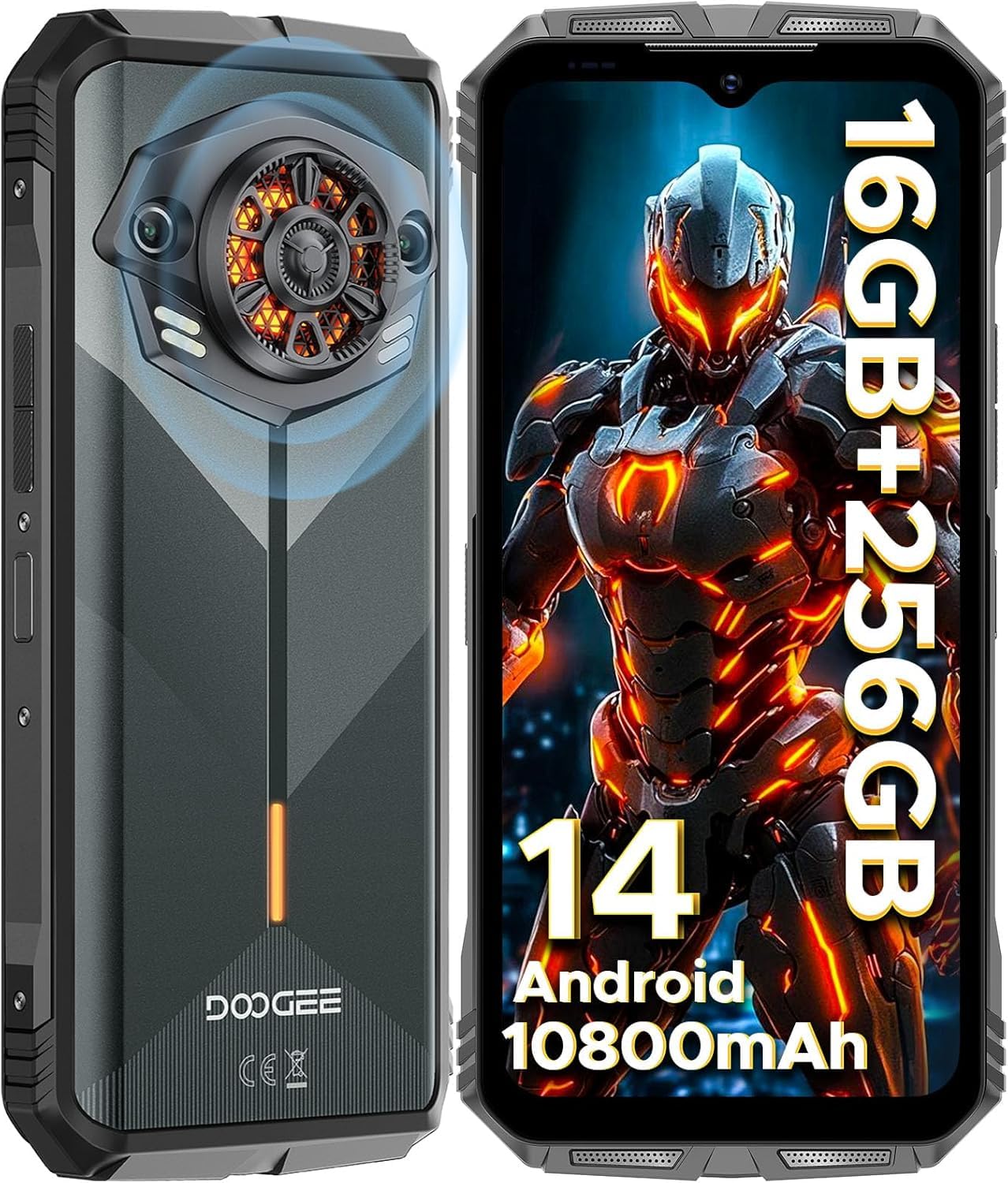 Amazon.com: DOOGEE S Punk Rugged Smartphone Unlocked, 10800mAh