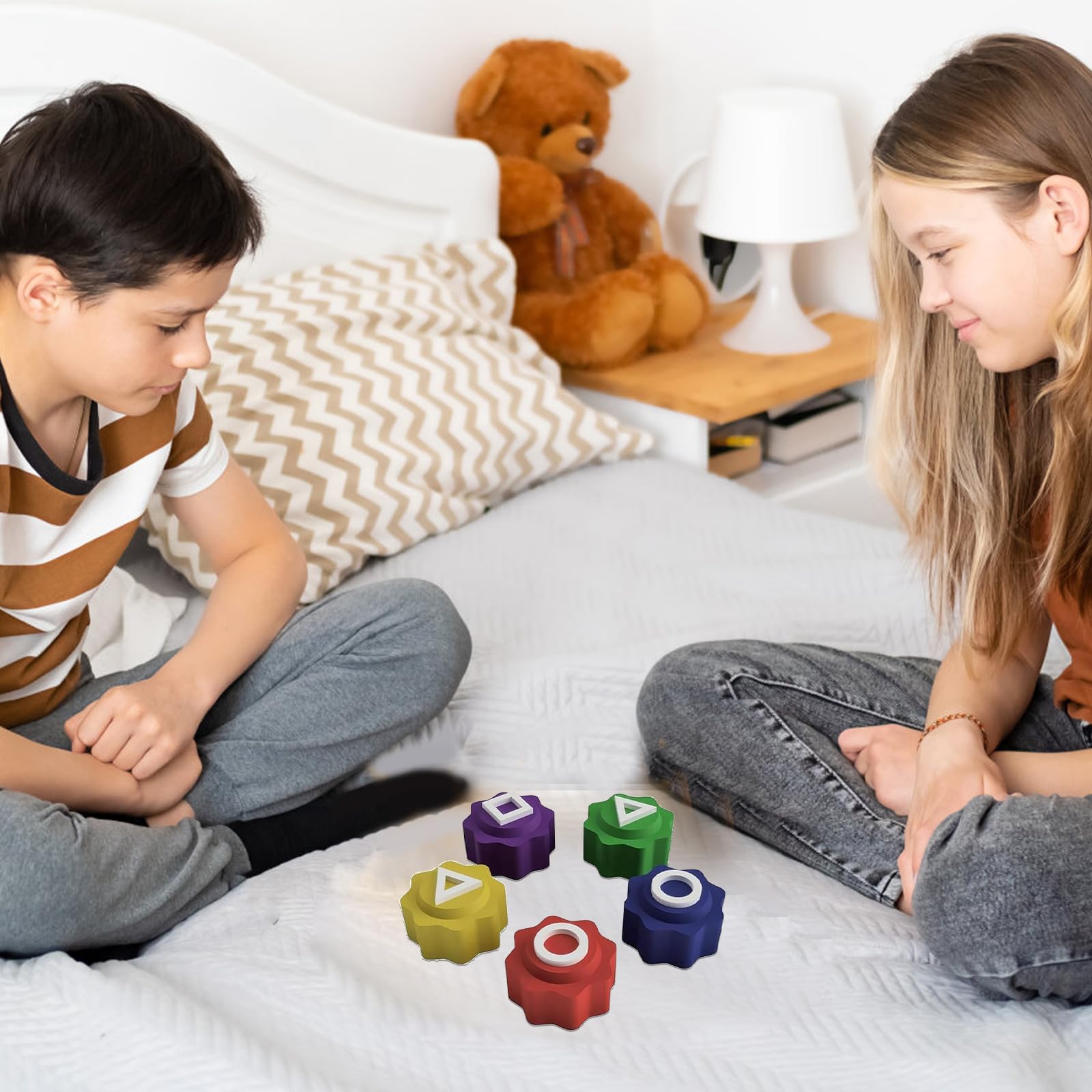 Giochi tradizionali coreani, 5 pezzi Gonggi Giochi coreani, Gonggi Gonggi Jack Stone Catch Game, gioco di reazione perfetto per bambini e adulti (giallo)