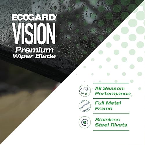 Miniatura 4 de ECOGARD XV24 Vision Premium - Limpiaparabrisas de 24 pulgadas, diseño convencional de ajuste universal (paquete de 1)