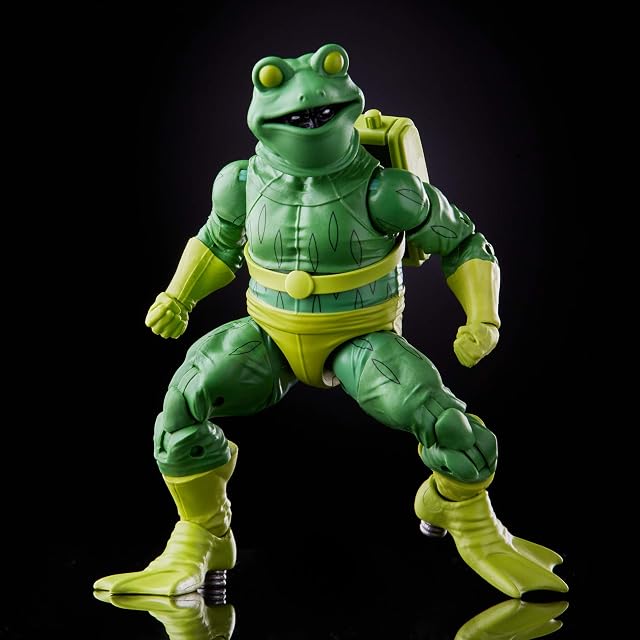Foto 4 de 8 de Spider-Man Hasbro Marvel Legends Series Figura Coleccionable de Frog-Man de 15 cm