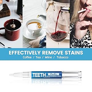 Teeth Whitening Pen 4+1(5 Pack), 70+ Treatments, Use Twice a Day Up to 1-6 Shade Whiter in 1-2 Weeks, 4 Whitening Pens plus 1 Desensitizing Pen, Effective, Painless and Enamel Safe Teeth Whitening Gel