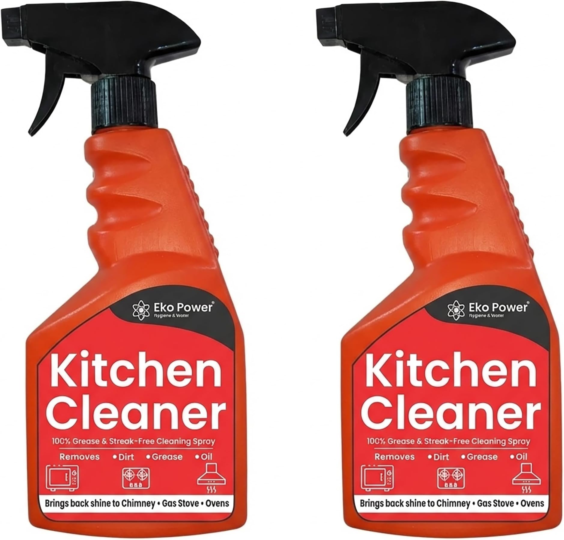 Kitchen Degreaser Spray | Ready to use | Tough on grease and grimes | (Pack of 2 x 450ml each)