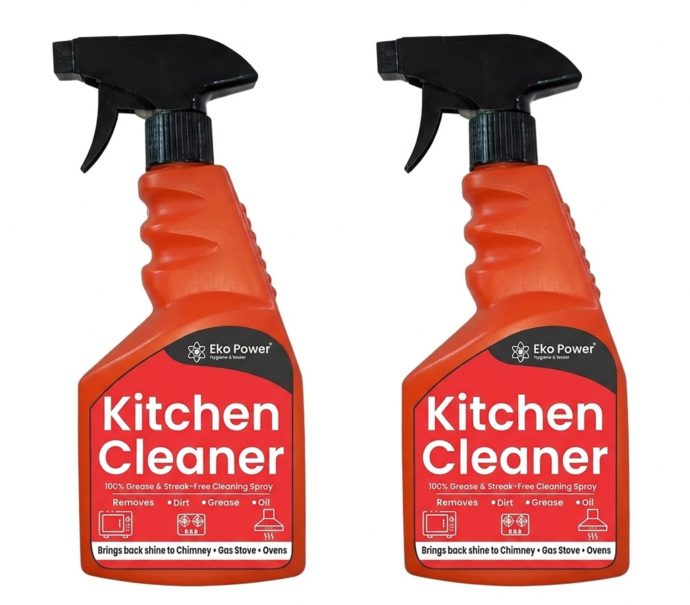 Kitchen Degreaser Spray | Ready to use | Tough on grease and grimes | (Pack of 2 x 450ml each)