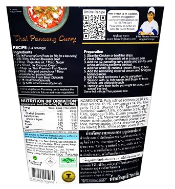 Blue Elephant brand Royal Thai Cuisine PANAENG CURRY PASTE Wt. 70 g. // BENJAWAN shop